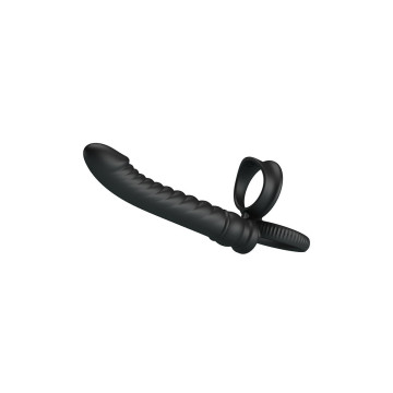 Pretty Love - Merritt Vibrador Anal Con Anillo Y Vibración Negro |