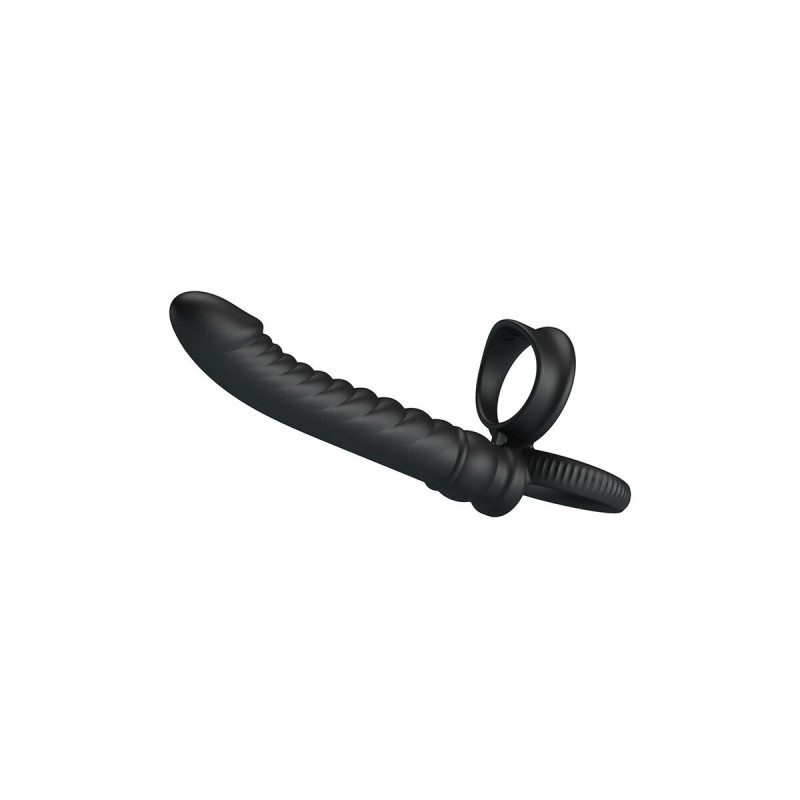 Pretty Love - Merritt Vibrador Anal Con Anillo Y Vibración Negro |