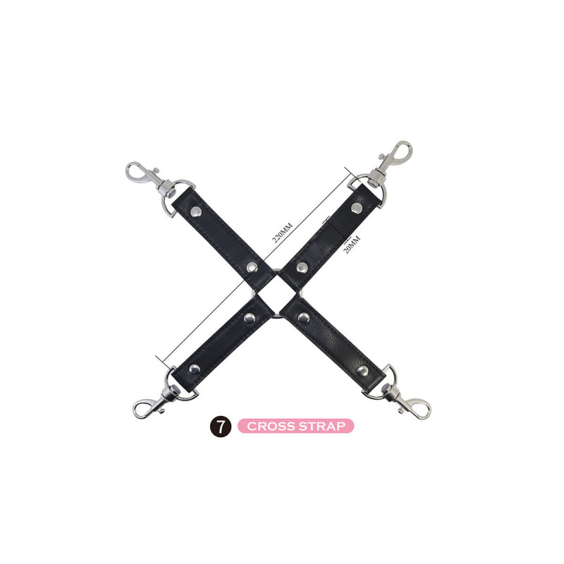 Pretty Love - Kit Bdsm 8 Piezas Negro | Vybes.it