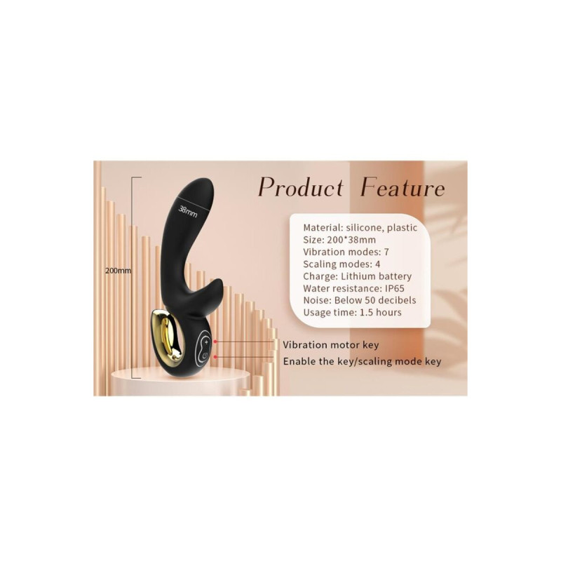 NALONE - LULU MAGIC STICK RABBIT VIBRATOR ROSA - Kaninchen-Vibratoren