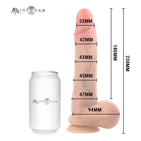 MR INTENSE - GARY L DILDO SILICONA 23 CM - Ø- 4.7 CM