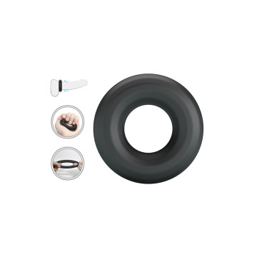 Crazy Bull - Anneau Pénal Urban En Silicone Ultra Doux Noir |