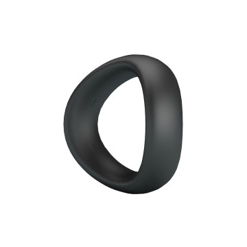 Crazy Bull - Valen Anillo Para Pene Ergonómico Silicona Negro |
