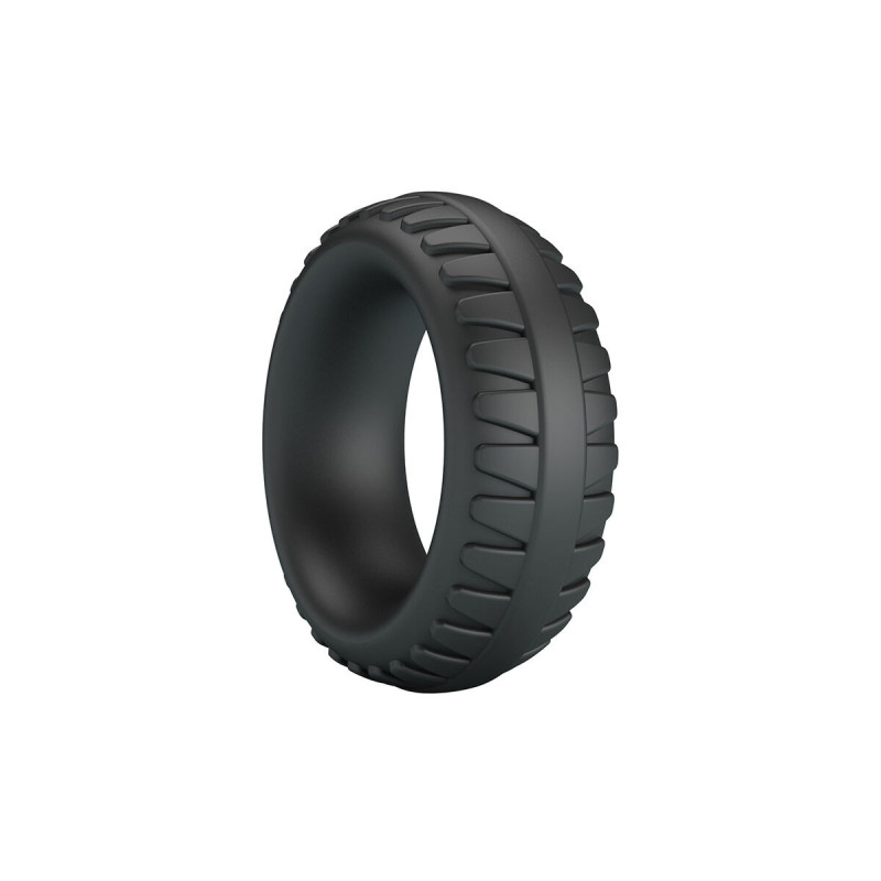 Crazy Bull - Merritt Anillo Para Pene Texturizado Silicona Negro |