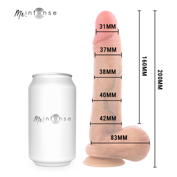 MR INTENSE - GARY M DILDO SILICONA 20 CM -Ø- 4.2 CM
