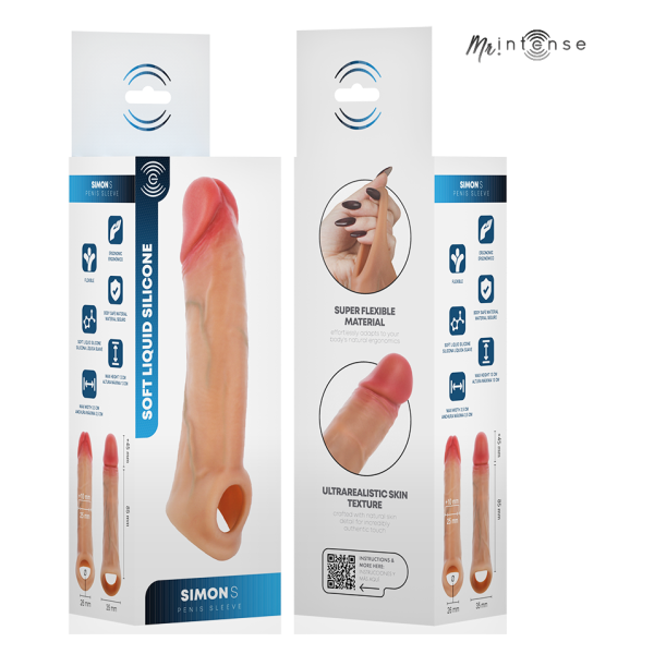 MR INTENSE - SIMON S FUNDA DE PENE SILICONA 13 CM -Ø- 4 CM