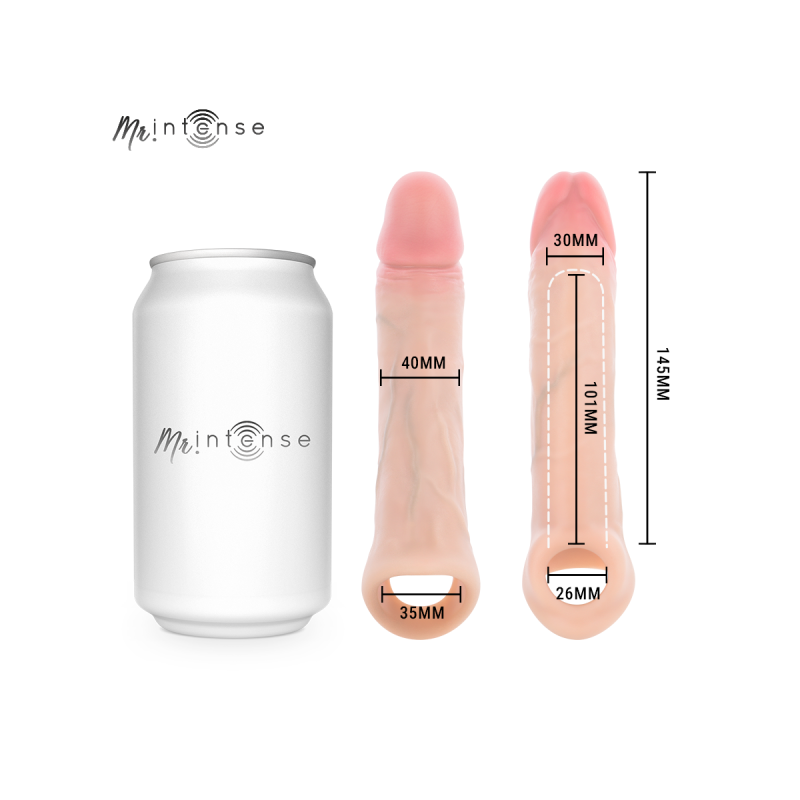 MR INTENSE - SIMON M SILIKON-PENISHÜLLE 14,5 CM -Ø- 4 CM - MR. INTENS…