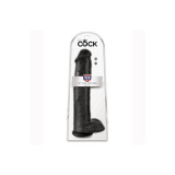 King Cock - Dildo Realista Con Testículos 38 Cm Color Negro |