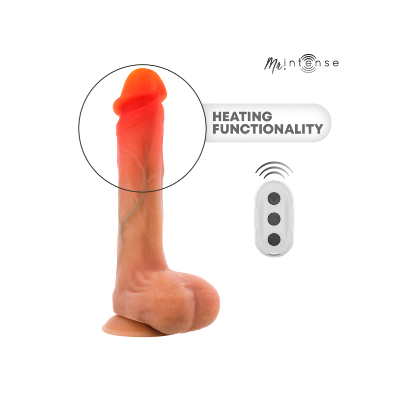 Mr Intense - Dildo Vibrante In Silicone Bradley Con Effetto Calore