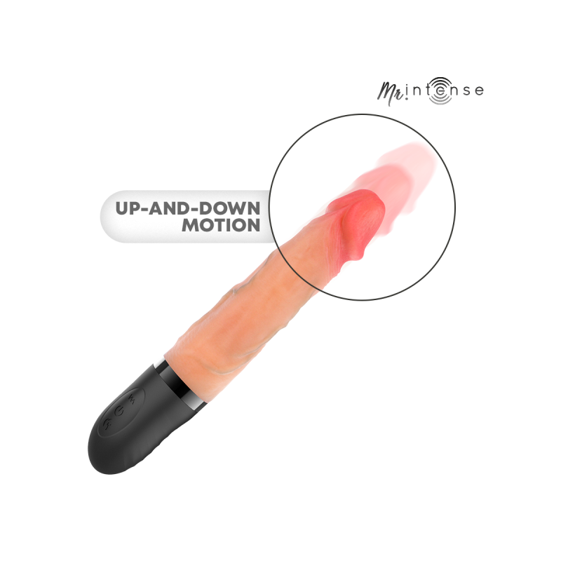 Mr Intense - Vibratore Jeans Su E Giù In Silicone Con Effetto