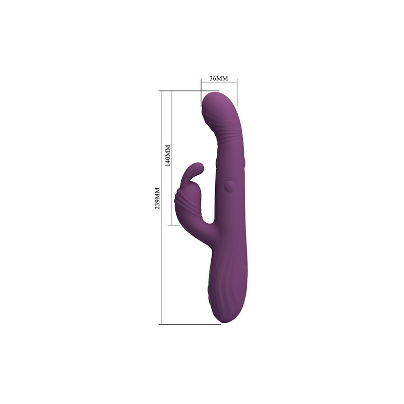 Pretty Love - Dee Vibrador Rabbit Multifunción Oscilante Y Percutor