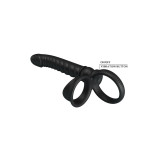 Pretty Love - Merritt Vibrador Anal Con Anillo Y Vibración Negro |
