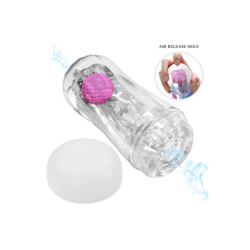 Pretty Love - 360º Textured Masturbation Cup Clear | Vybes.it