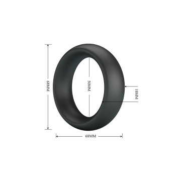 Crazy Bull - Elio Anillo Para Pene Silicona Negro | Vybes.it