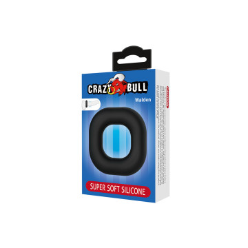 Crazy Bull - Walden Anneau Pénal En Silicone Super Doux Noir |