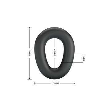 Crazy Bull - Vesper Anillo Para Pene Super Soft Silicona Negro |