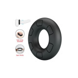 Crazy Bull - Bertram Anillo Para Pene Super Soft Silicona Negro |