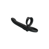 Pretty Love - Merritt Vibrador Anal Con Anillo Y Vibración Negro |