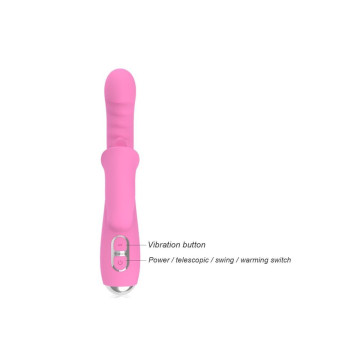 Nalone - T - May Vibrador Rabbit Con Empuje Y Movimiento Oscilante