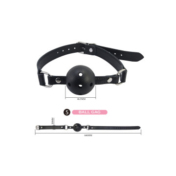 Pretty Love - Kit Bdsm 8 Piezas Negro | Vybes.it