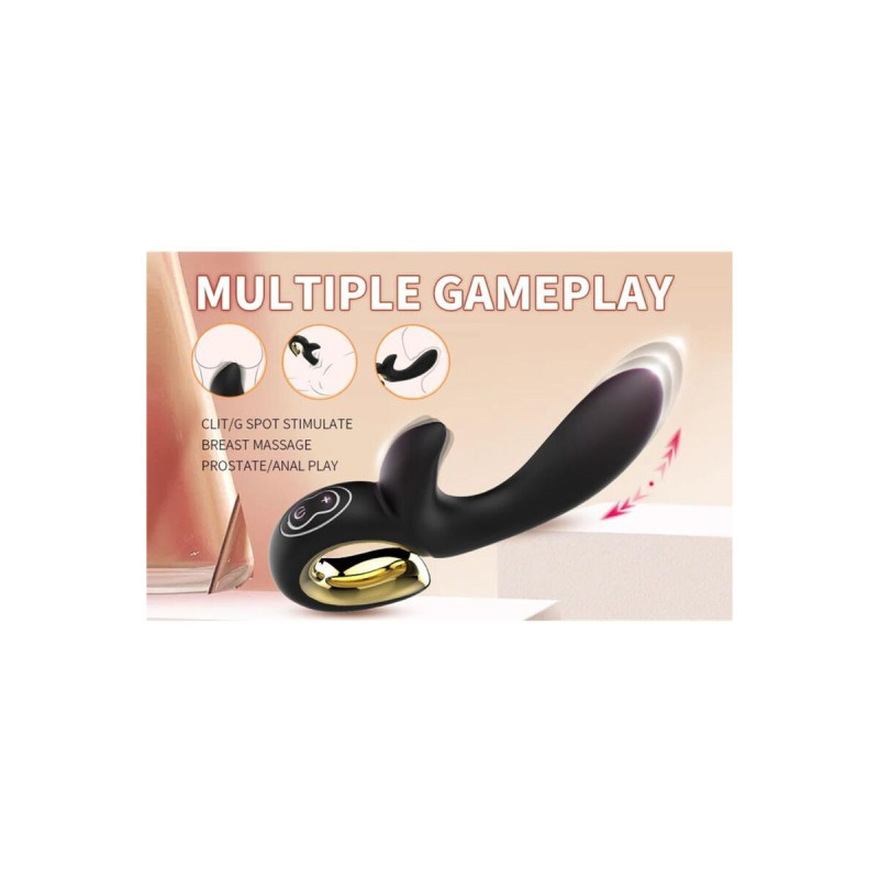 NALONE - LULU VIBRATORE MAGIC STICK RABBIT ROSA - Vibratori di conigl…