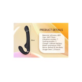 Nalone - Allow Vibrador Doble Con Rotación Y Empuje Negro | Vybes.it