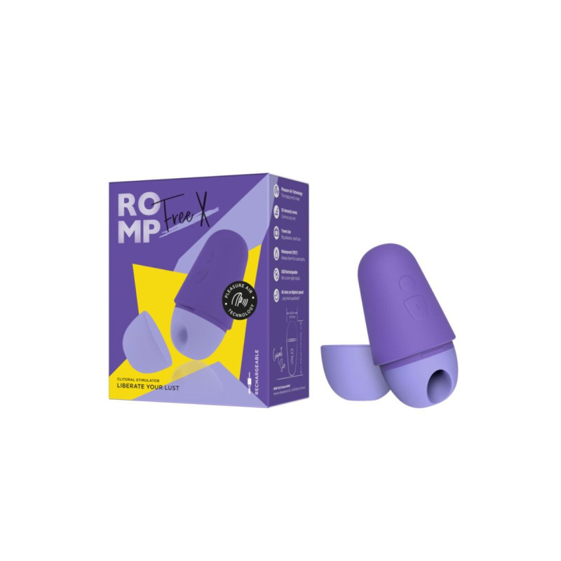 Romp - Free X Estimulador De Clítoris Con Tapa 10 Niveles