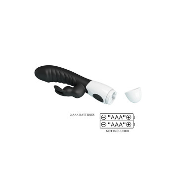 Pretty Love - Naughty Bunny Vibrador Rabbit 30 Funciones Negro |