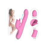 Nalone - T - May Vibrador Rabbit Con Empuje Y Movimiento Oscilante