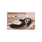 NALONE - LULU RABBIT VIBE WITH THRUSTING BLACK - Rabbit vibrators
