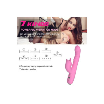 Nalone - T - May Vibrador Rabbit Con Empuje Y Movimiento Oscilante