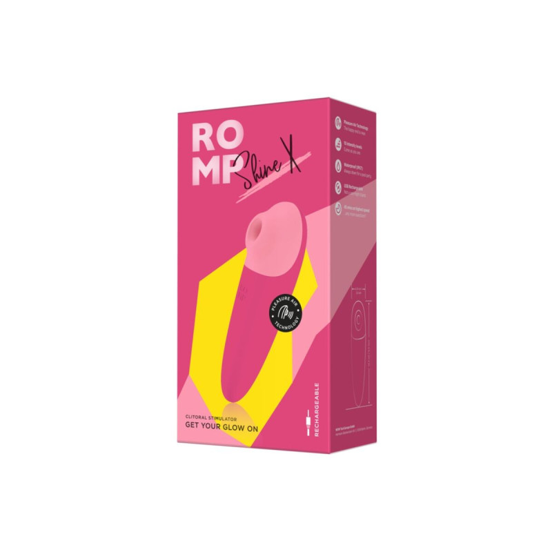 Romp - Shine X Succionador De Clítoris 10 Niveles Rosa | Vybes.it