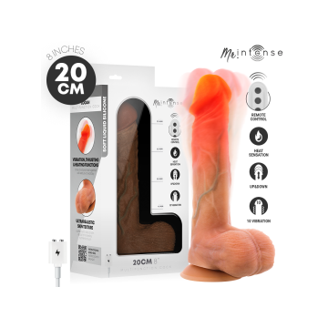 Mr Intense - Dildo Vibrante Logan In Silicone Con Effetto Calore E