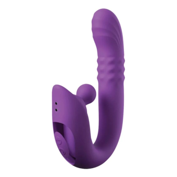 FANTASY FOR HER - HARMONI PRO PURPLE VIBRADOR RABBIT PARA PUNTO G Y CLÍTORIS