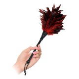 FETISH FANTASY SERIES - PLUMERO FRISKY NEGRO Y ROJO
