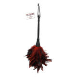 FETISH FANTASY SERIES - PLUMERO FRISKY NEGRO Y ROJO