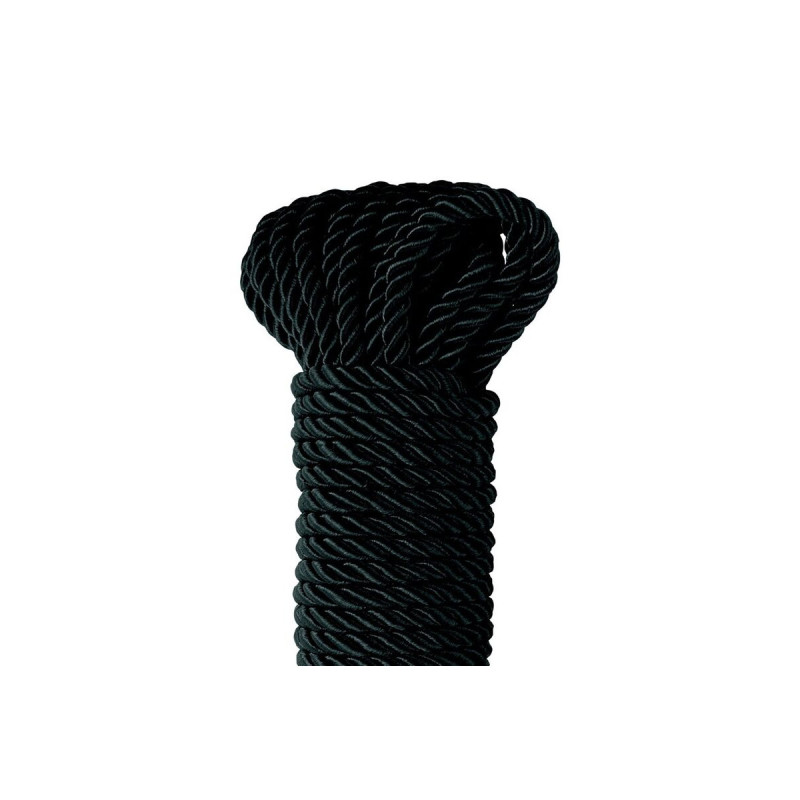 FETISH FANTASY SERIES - CORDA DI SETA DELUXE NERA 9,75 M - Corde