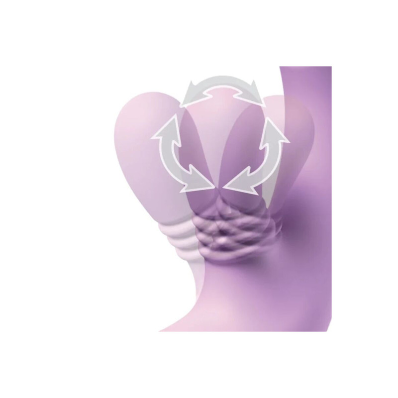 Fantasy For Her - Intimotion Flutter Pro Purple Vibrador Rabbit