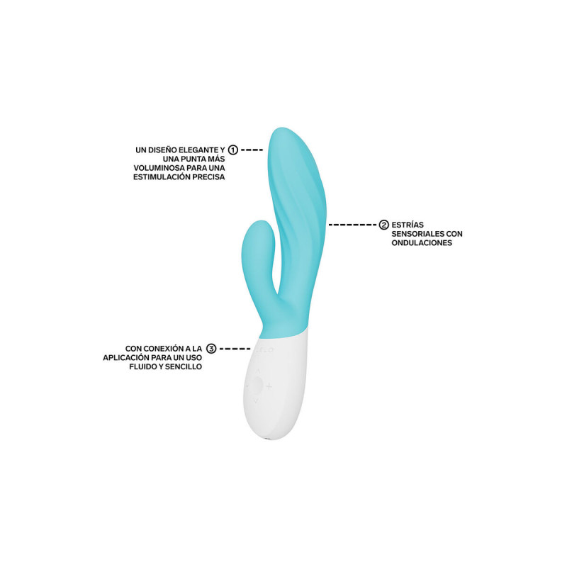 Lelo - Ina Twist Doppelvibrator Hase Für G - Punkt Und Klitoris