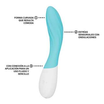 LELO - MONA TWIST VIBRATEUR POINT G RECHARGEABLE CONTRÔLÉ PAR APPLICATION LAVANDE