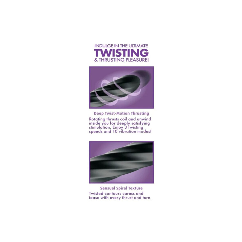Anal Fantasy Elite - Twist Ecstasy Estimulador Anal Giratorio