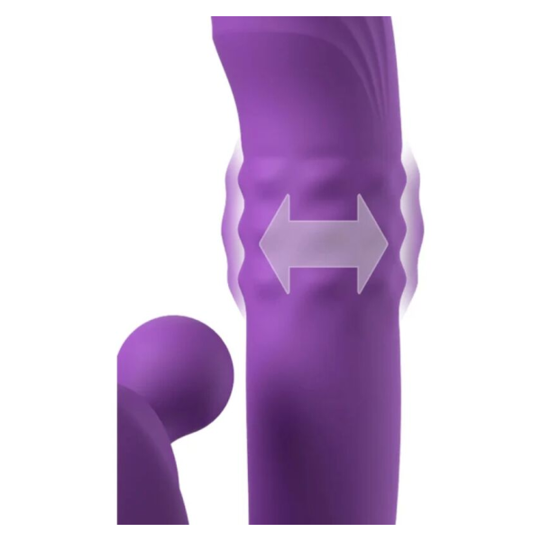 FANTASY FOR HER - HARMONI PRO PURPLE VIBRADOR RABBIT PARA PUNTO G Y CLÍTORIS