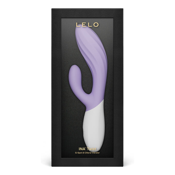 LELO - INA TWIST DOPPELVIBRATOR HASE FÜR G-PUNKT UND KLITORIS LAVENDEL