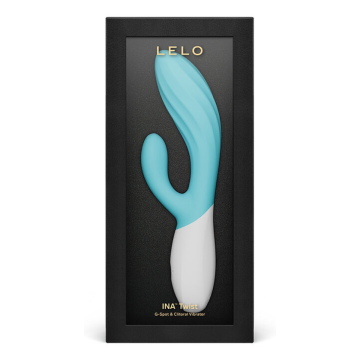 LELO - INA TWIST DOPPELVIBRATOR HASE FÜR G-PUNKT UND KLITORIS BLAU