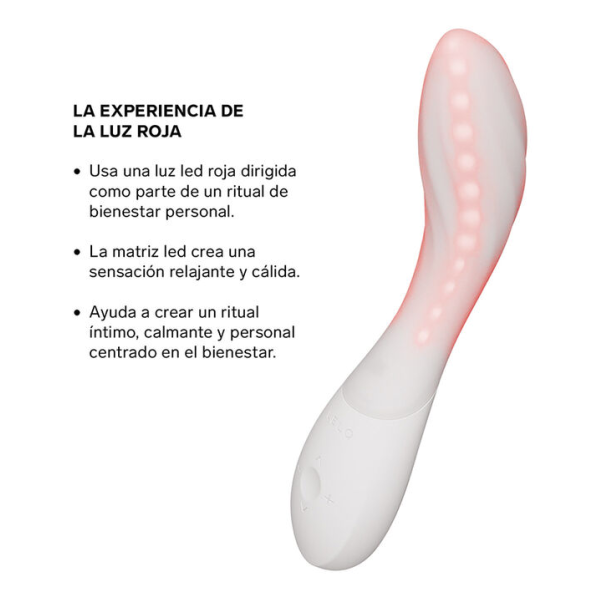 LELO - MONA SPECTRA ROTLICHT-INTIM-MASSAGEGERÄT WIEDERAUFLADBAR UND APP-STEUERT