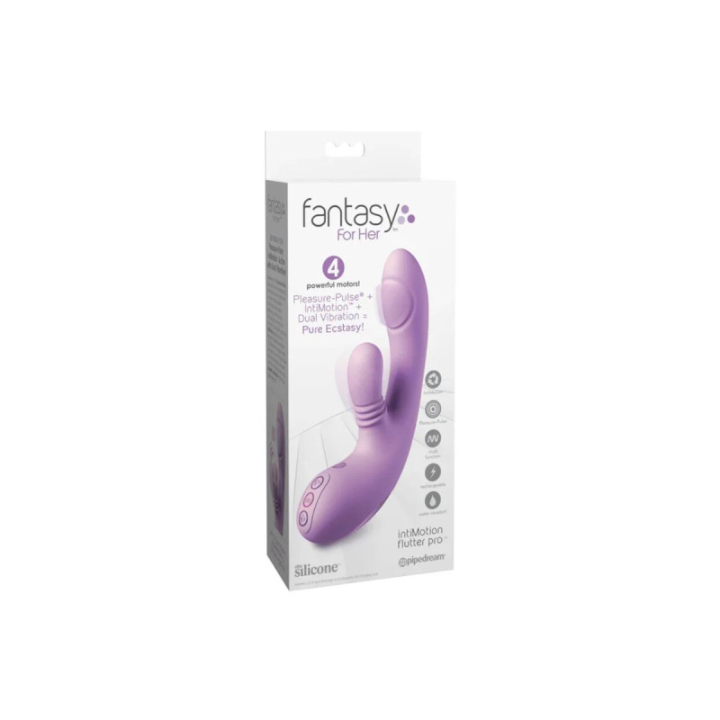 Fantasy For Her - Intimotion Flutter Pro Purple Vibrador Rabbit