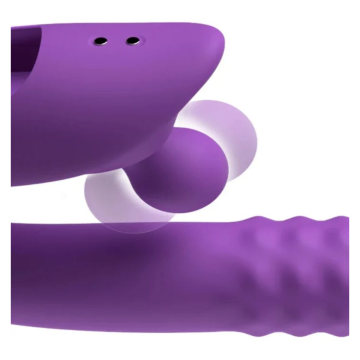 FANTASY FOR HER - HARMONI PRO PURPLE VIBRADOR RABBIT PARA PUNTO G Y CLÍTORIS
