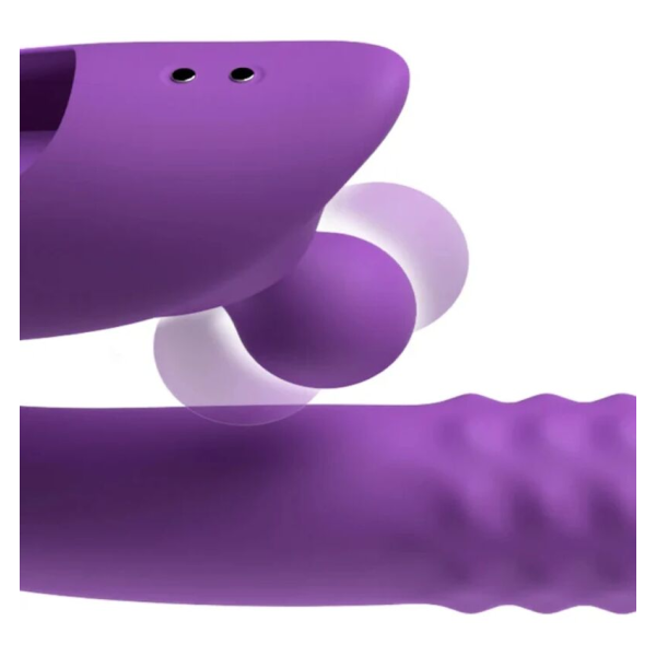 FANTASY FOR HER - HARMONI PRO PURPLE VIBRADOR RABBIT PARA PUNTO G Y CLÍTORIS