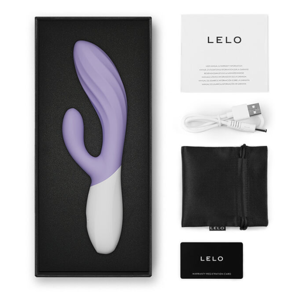 LELO - INA TWIST DOPPELVIBRATOR HASE FÜR G-PUNKT UND KLITORIS LAVENDEL