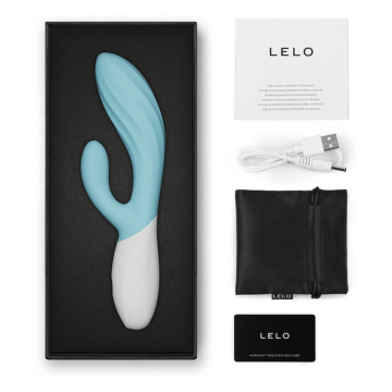 LELO - INA TWIST DOPPELVIBRATOR HASE FÜR G-PUNKT UND KLITORIS BLAU